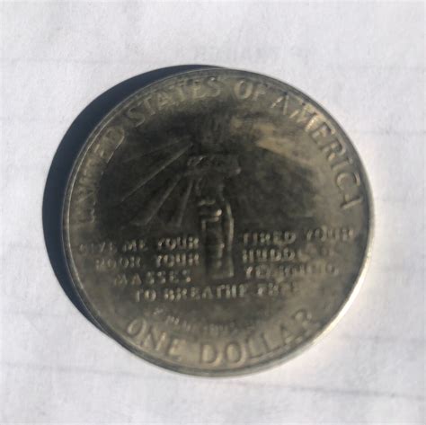 1906 Us Liberty 1 Dollar Ellis Island Antique Silver Coin Etsy