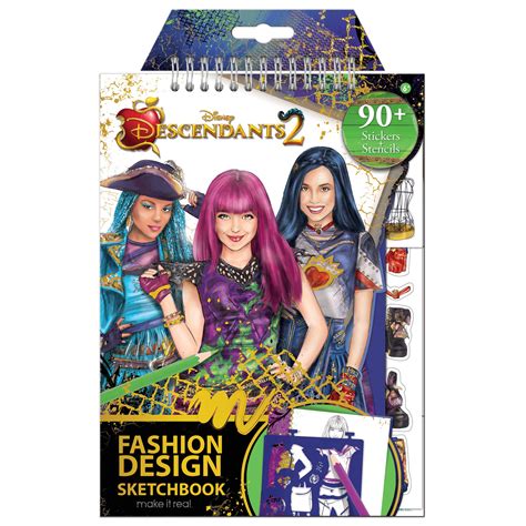 Buy Make It Real Disney Descendants 2 Fashion Design Sketchbook