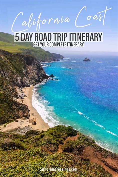 Get Your Planning Guide For A 1 Week California Coastal Road Trip Itine California Travel