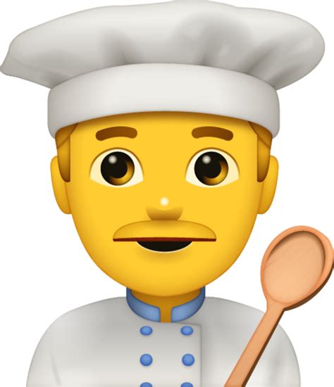 Cooking Man Emoji Man Cooking Emoji Cool Emoji