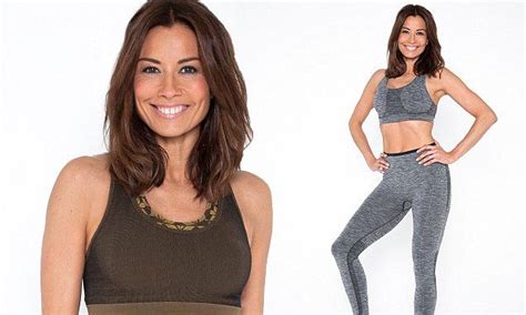Melanie Sykes Shows Off Her Impeccably Toned Abs In A Grey Crop Top