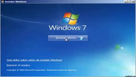 🥇 Práctica Instalar Windows 7 En Tu Equipo Windows 7 Intermedio