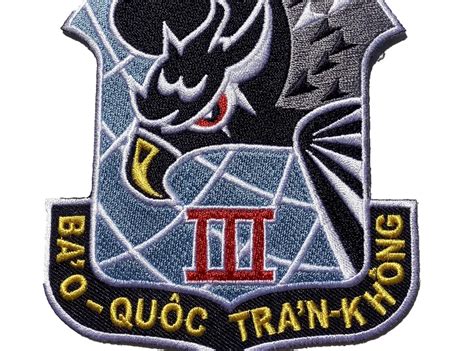 Republic Of Vietnam Air Force Rvnaf 3rd Air Division Patch Squadron
