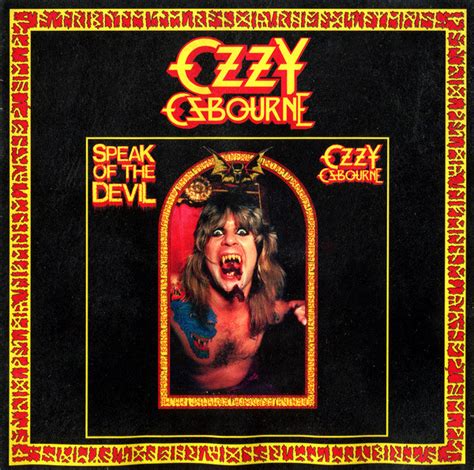 Ozzy Osbourne Speak Of The Devil 2001 Cd Discogs