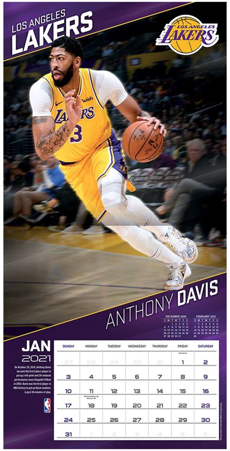 We have 14 free lakers vector logos, logo templates and icons. Los Angeles Lakers - Calendar 2021 | NBA Kalendarz ścienny ...