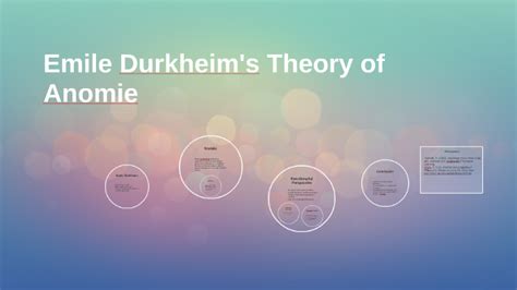 Emile Durkheims Theory Of Anomie By Nick Tivas On Prezi Next