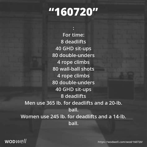 Masters Event 1 Workout Main Site Daily Wod Aka 160720