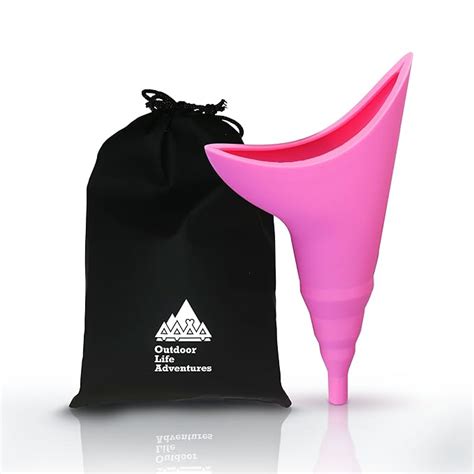 Female Portable Urination Device Lets You Pee Standing Up Discreet Reusable Urinal Funnel