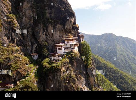The Tiger Nest Monastery In The Himalaya Of Bhutan Also Known As