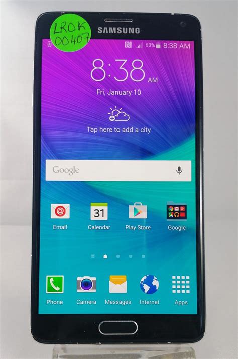 Samsung Galaxy Note 4 Atandt N910a Black 32 Gb Lrok00407 Swappa
