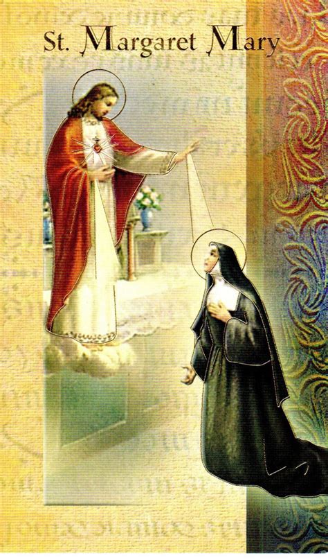 Prayer Card And Biography St Margaret Mary Cardinal Newman Faith