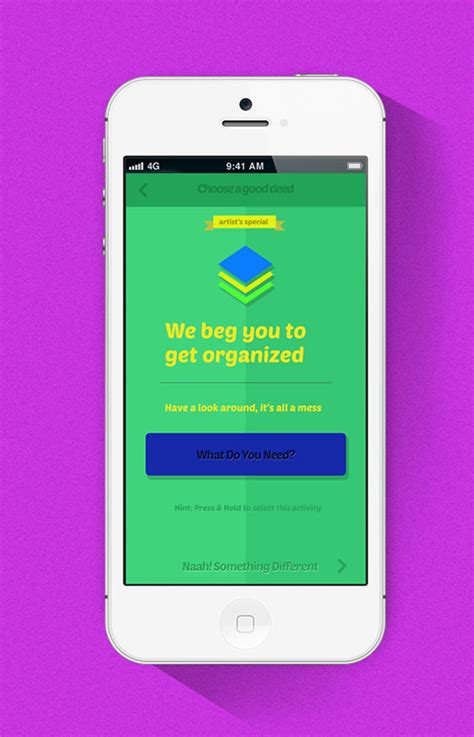 The free version gives you a limited amount, five pages to send and about. Do Something Good iPhone App Design for Inspiration