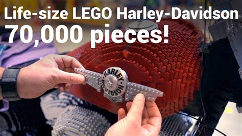 This Life Size Lego Harley Davidson Fat Boy Is Made From Pieces