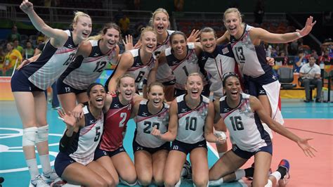 Olympic Volleyball Results 2016 United States Picks Up Win On Exciting