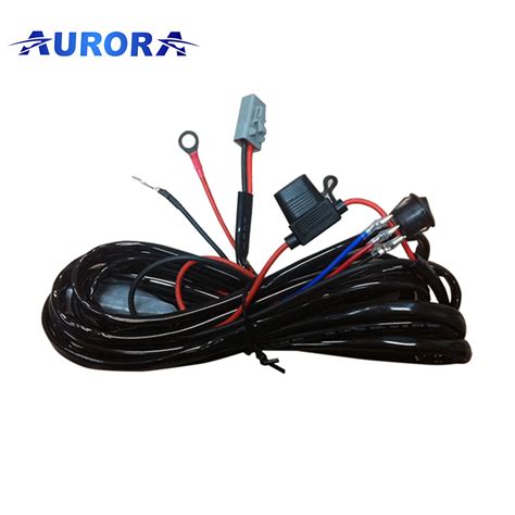 Includes weatherproof onoff switch with led indicator 30 amp fuse 40 amp automotive relay with solderless spade connections and dt pigtail adapters. Medium Size Light Bar Wiring Harness - Aurora