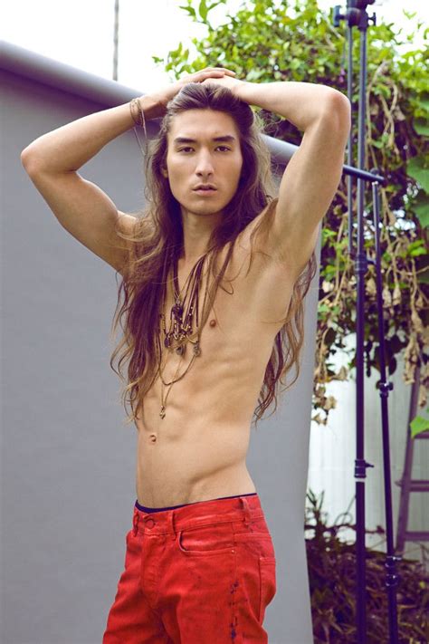 Hair long hair longhair cut hair hair video. long-hair-guys: Long Haired Male Model Taejung for James ...