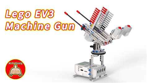 Lego Ev3 Machine Gun Building Instructions And Program Youtube