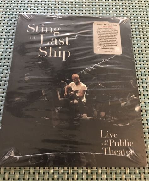 sting the last ship live at the public theater dvd 2014 for sale online ebay