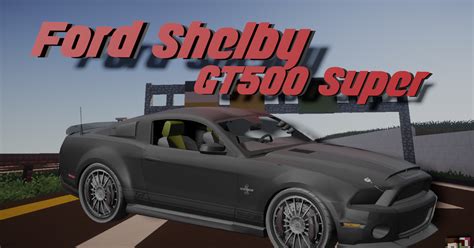 Ford Shelby Gt500 Super Minecraft Car Addon Gaming Blog