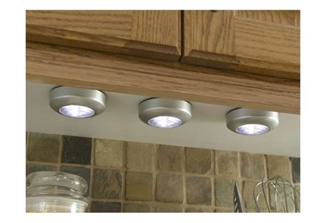Countertops with matte finishes reflect light more smoothly, and as a result produce less glare, making it possible to choose a wide range of under cabinet lighting options.; Battery-Powered LED Tap Light Wireless Under Cabinet ...