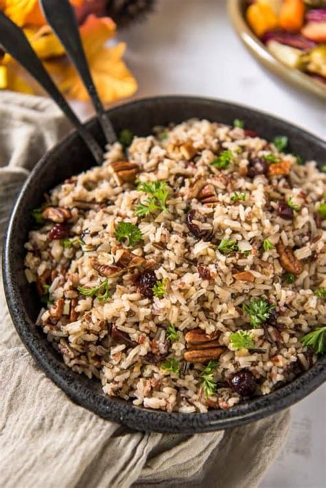 Wild Rice Pilaf With Cranberries And Pecans Valerie S Kitchen