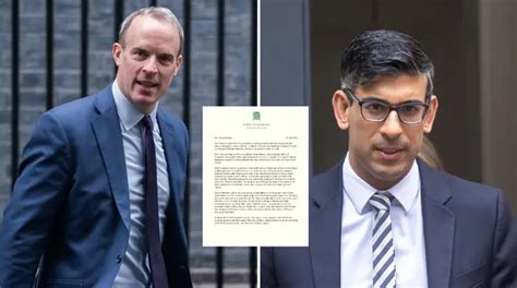 Read In Full Dominic Raabs Furious Resignation Letter To The Prime