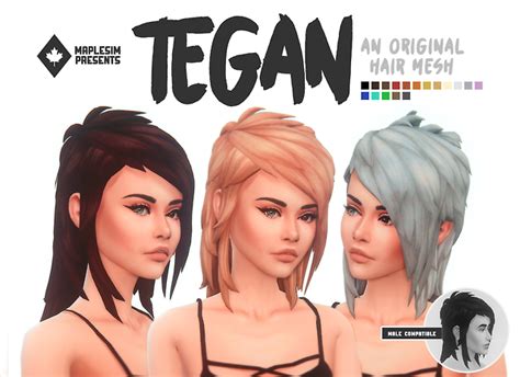 Tegan Hair By Maplesim I Hit 500 Followers While I Was Learning How To