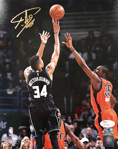His brothers thanasis and kostas play for the nba's bucks and lakers, respectively. Giannis Antetokounmpo Signed Photograph - 8x10 JSA R93491