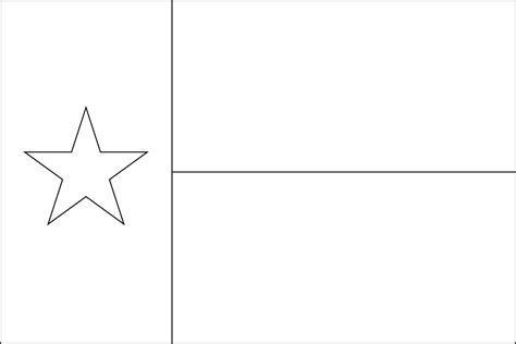 Texas Flag Outline Svg