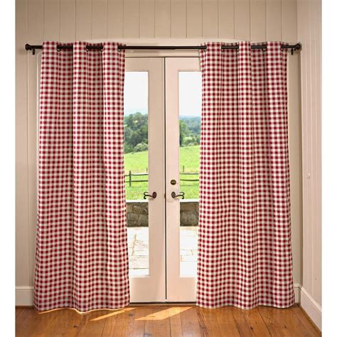 Plow And Hearth Thermalogic Plaid Room Darkening Thermal Grommet Curtain