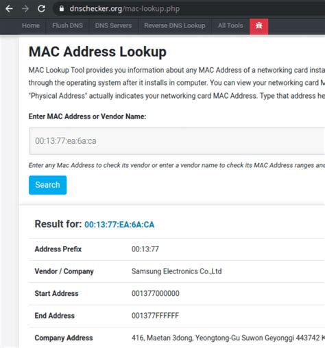 10 Free Online Mac Address Vendor Lookup Tools