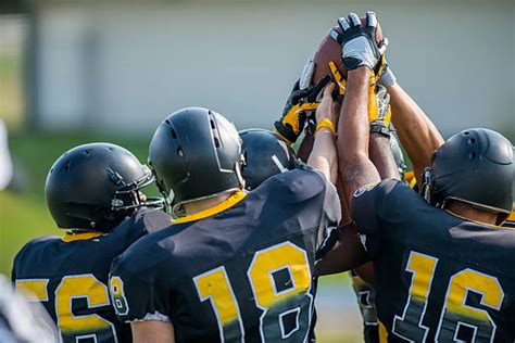 American Football Huddle Stock Photos Pictures And Royalty Free Images
