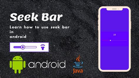 Seekbar Tutorial How To Use Seekbar In Android Youtube