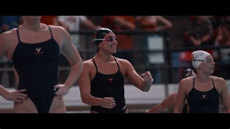 Texas Womens Swimming And Diving Dual Meet Win Vs Virginia Nov 6