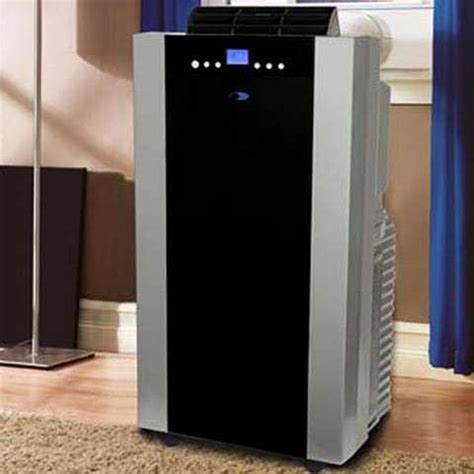 The air's temperature and humidity both drop as the air moves over the coil, and a fan blows the cooled and dried air into the. 2020 Top 12 Best Portable AC Units & Ventless Air ...