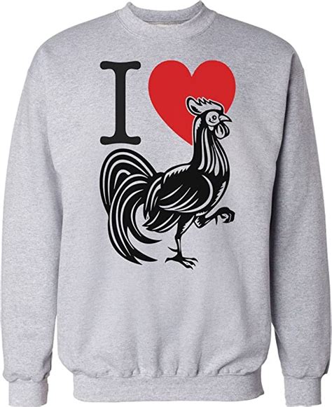 i love cock unisex sweatshirt xx large clothing