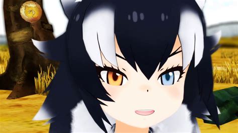 Mmd Kemono Friends Gray Wolf Hibana In 2023 Anime Wolf Girl Anime