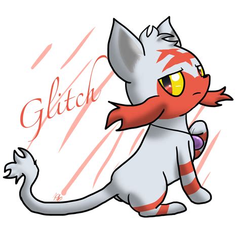 Glitch The Shiny Litten By Poppywolfmoon On Deviantart