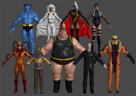 X Men Misc Pack Xnalara Marvel Heroes By Xelandis On Deviantart