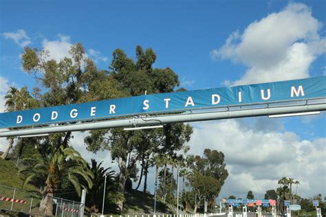 Los Angeles Ca Dodger Stadium Gate A Entrance Sign Flickr