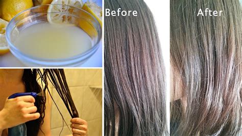 8 Natural Ways To Lighten Hair At Home Youtube