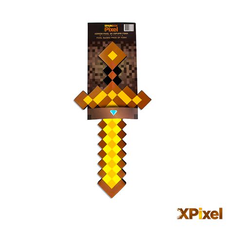 Espada Minecraft De Espuma FOAM Oro Xpixel