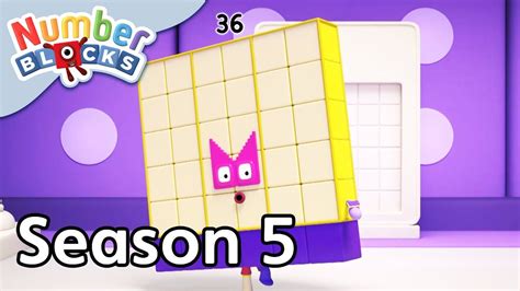An Image Of A Cartoon Character With The Words Number Blocks Season 5