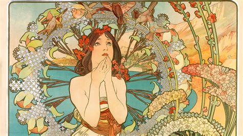 Alphonse Mucha Art Nouveau Nouvelle Femme NYC ARTS