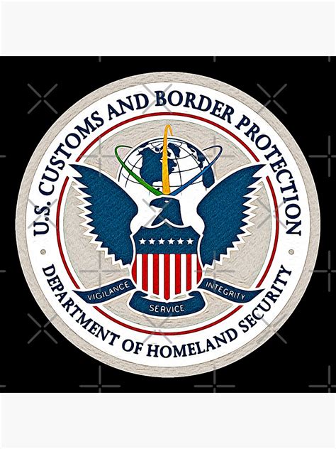 United States Customs And Border Protection Seal Sticker For Sale By