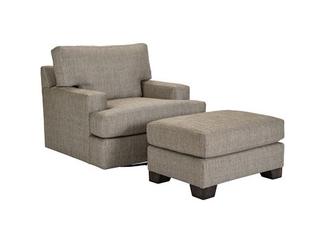 Broyhill Furniture Nash Transitional Swivel Chair And Ottoman Find