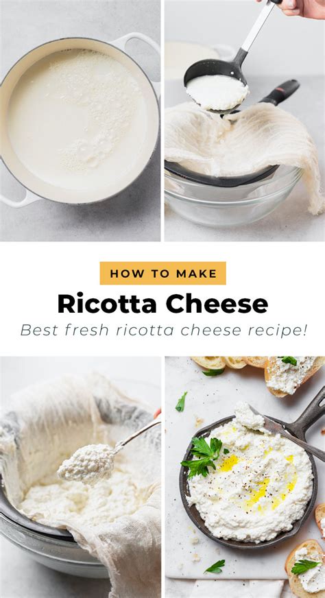 Homemade Ricotta Cheese Is A Brilliant Way For Anyone To Begin Their
