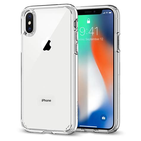 Iphone X Case 10 Spigen® Ultra Hybrid Transparent Clear Case Cover