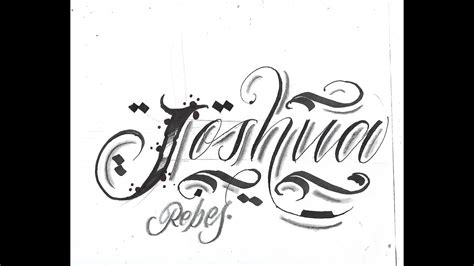 Letras Para Tatuar Yoshua Chicano Lettering Como Hacer Letras Mano