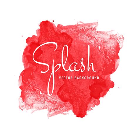 Modern Red Watercolor Splash Background 257288 Vector Art At Vecteezy